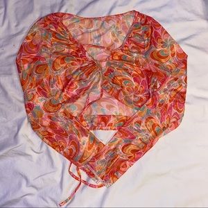 Shein Retro Crop Top